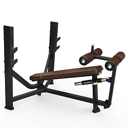 Олимпийская скамья с отрицательным наклоном